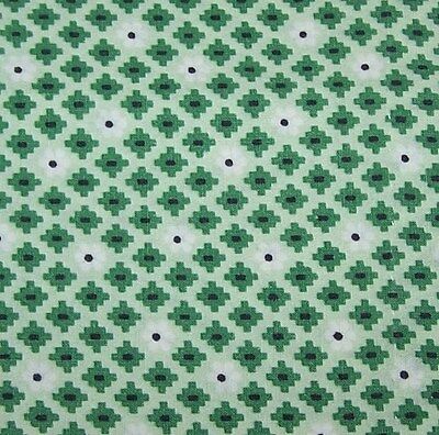 VINTAGE 1960'S COTTON FABRIC FROM STASH-QUILT-SEW-CRAFT-ART-DECORATE-ABSTRACT