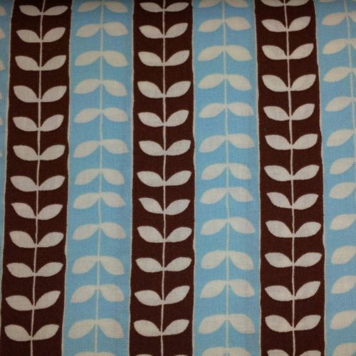 Retro Summer  Leaf Stripe Mingle cotton fabric Monaluna Robert Kaufman