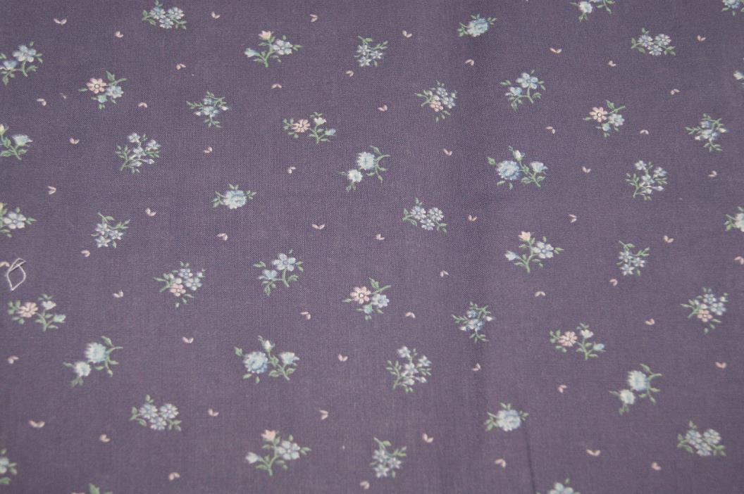 1 3/4 yd - Vintage Tiny Floral Cotton Fabric Print  - Peter Pan Fabic, Inc.