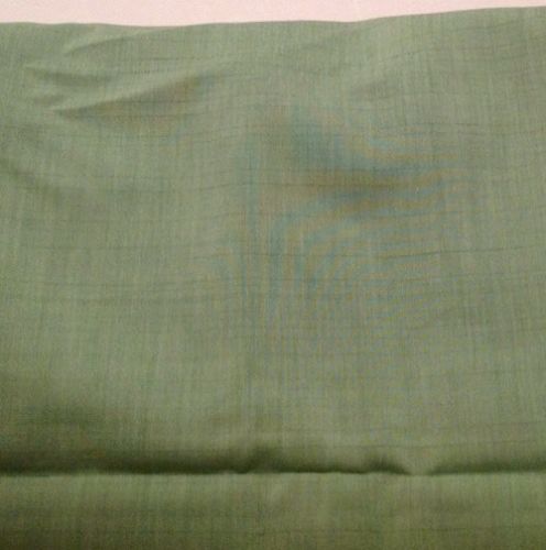 3 YARDS OF VINTAGE GREEN COTTON FABRIC