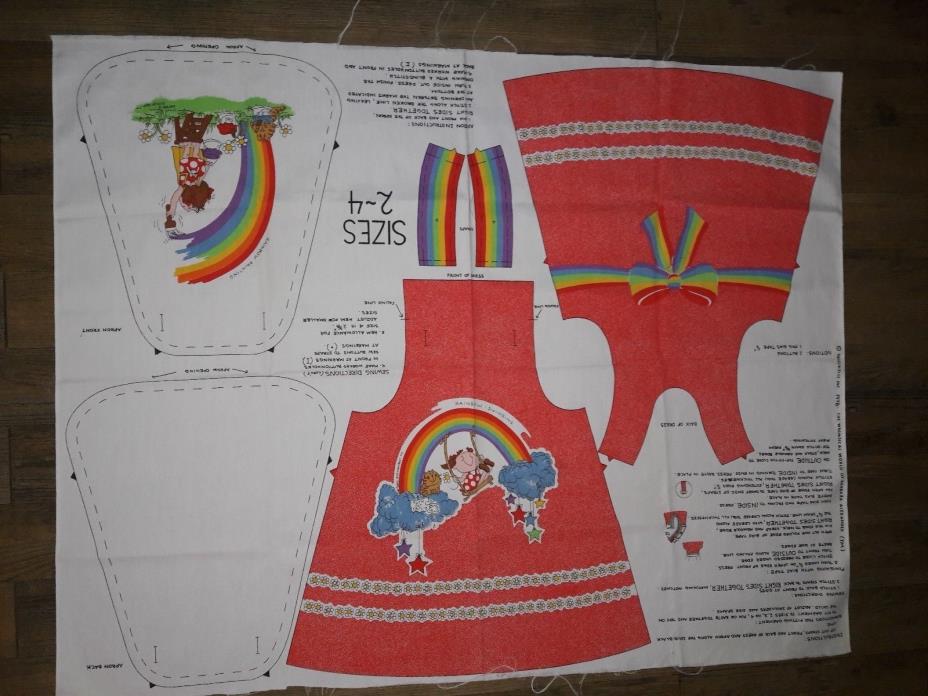 The Whimsical World of Barbara Alexander 1978 Cut and Sew Apron