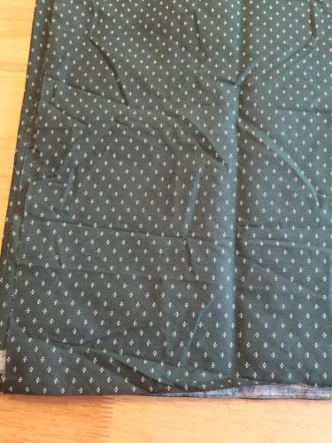 2 full yards of green with white dots fabric cotton quilting sewing