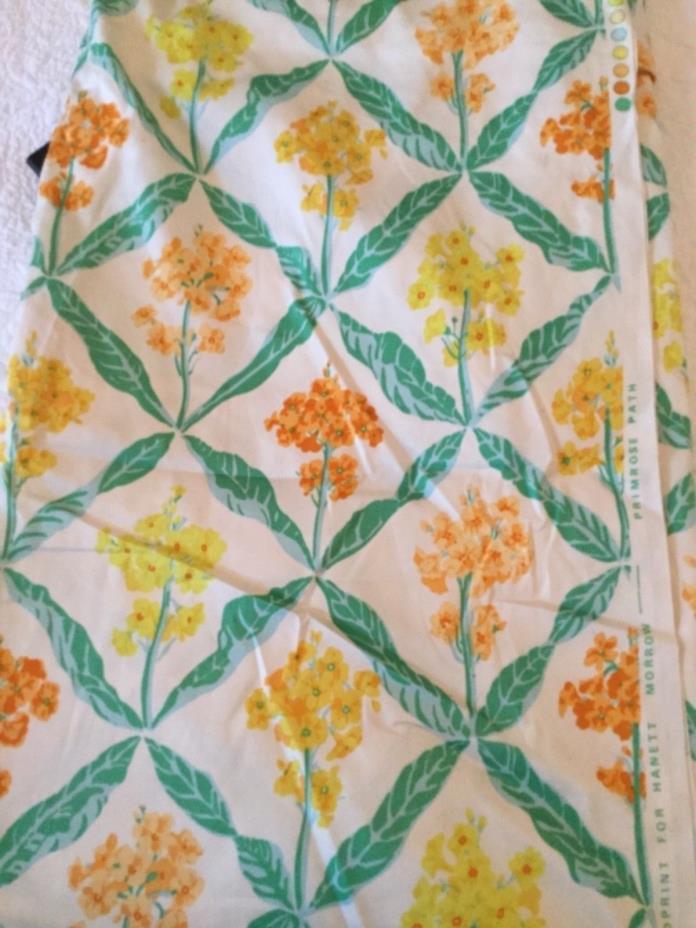 EXCLUSIVE Handprint Fabric by Hannett Morrow “Primrose Path” - 54”W x 4.5”Yds