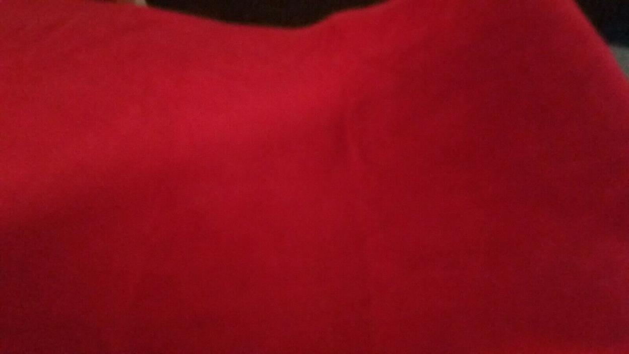 Red Corduroy Type Fabric 22