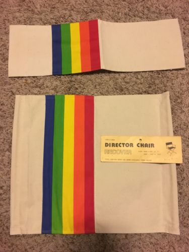 Director Chair Recover Fabric Canvas RAINBOW Bowling Green Gay Pride Lesbian