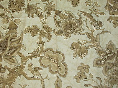 Brunschwig & Fils RAMA Fabric Remnant Linen Cotton Sample 28.5 x 34