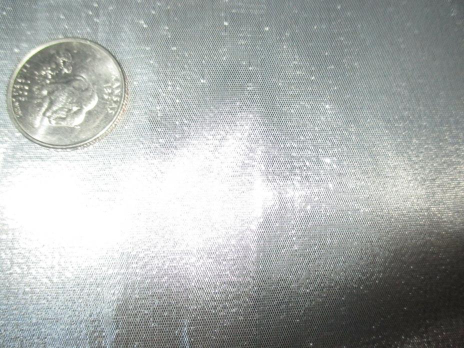 ELEGANT Vintage SHIMMERY SILVER 1990's Shiny LAME Fabric-over 2 yd