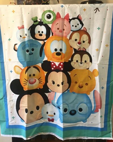 Disney Tsum Tsum Baby Blanket/Wall Panel Pattern CP64249 c. 2017 - T1