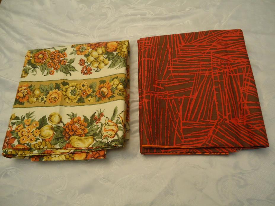 vintage . fabric  for quilting or sewing  project 71/2 f t& 9ft beautiful colors