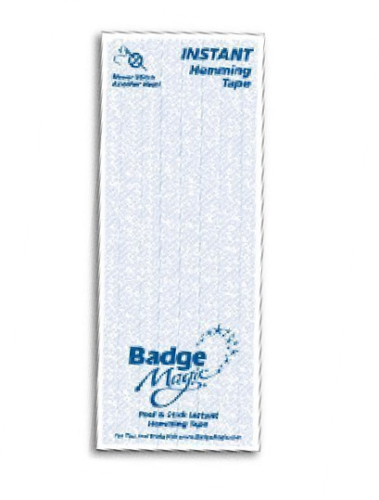 Badge Magic Hemming Tape Peel & Stick Fabric Adhesive Washable BMA95346