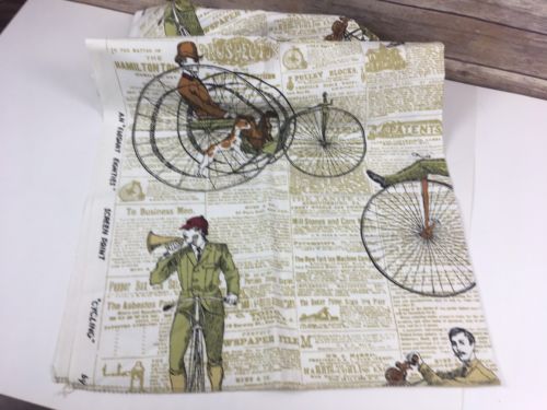 Greeff Fabric Cycling Bicycles Novelty Print Material 35