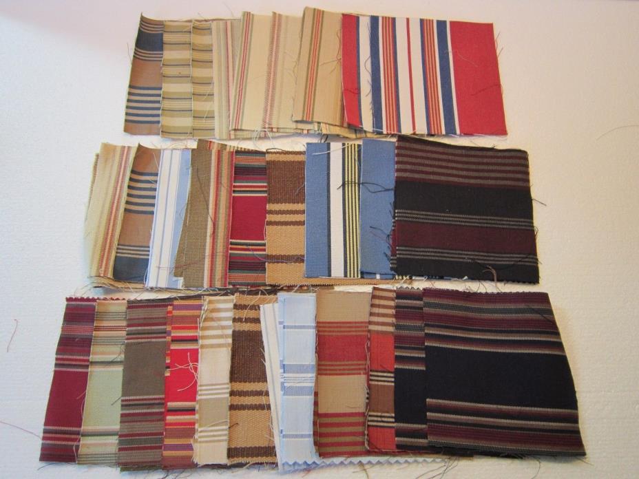 46 PRECUT FABRIC SHABBY CHIC LINEN TEXTILE SQUARES FOR QUILTING PATCHWORK CRAFTS