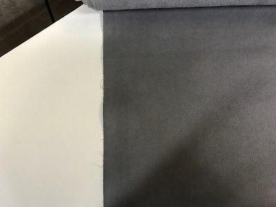 5971 Toray Deep French Grey Ultrasuede Microfiber Uph. Fabric, 3 3/8 yds.