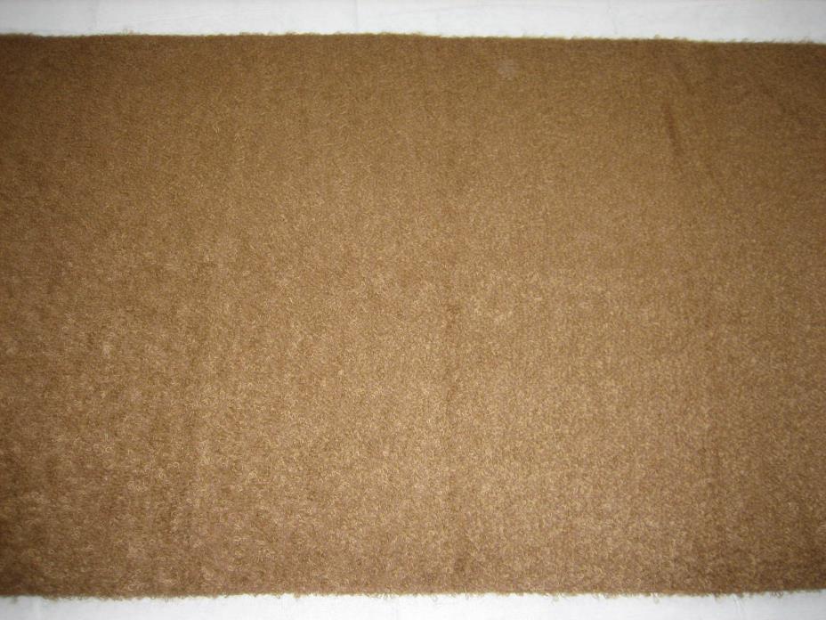 NOS BTY 1 Yard Light Brown / Camel - Loop Thread Fabric 46