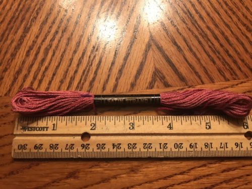 Antique Royal Society Satin Strand 715 Rose  Olde Stock Fabric & Crafts Skein