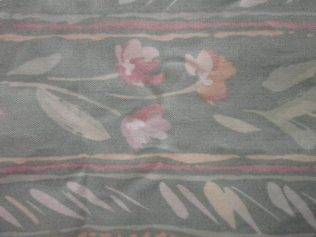 COTTON CHINTZ STANLEY KING STUDIO DUPONT TEFLON VAT DYE SCREEN PRINT 70 x 53 VTG