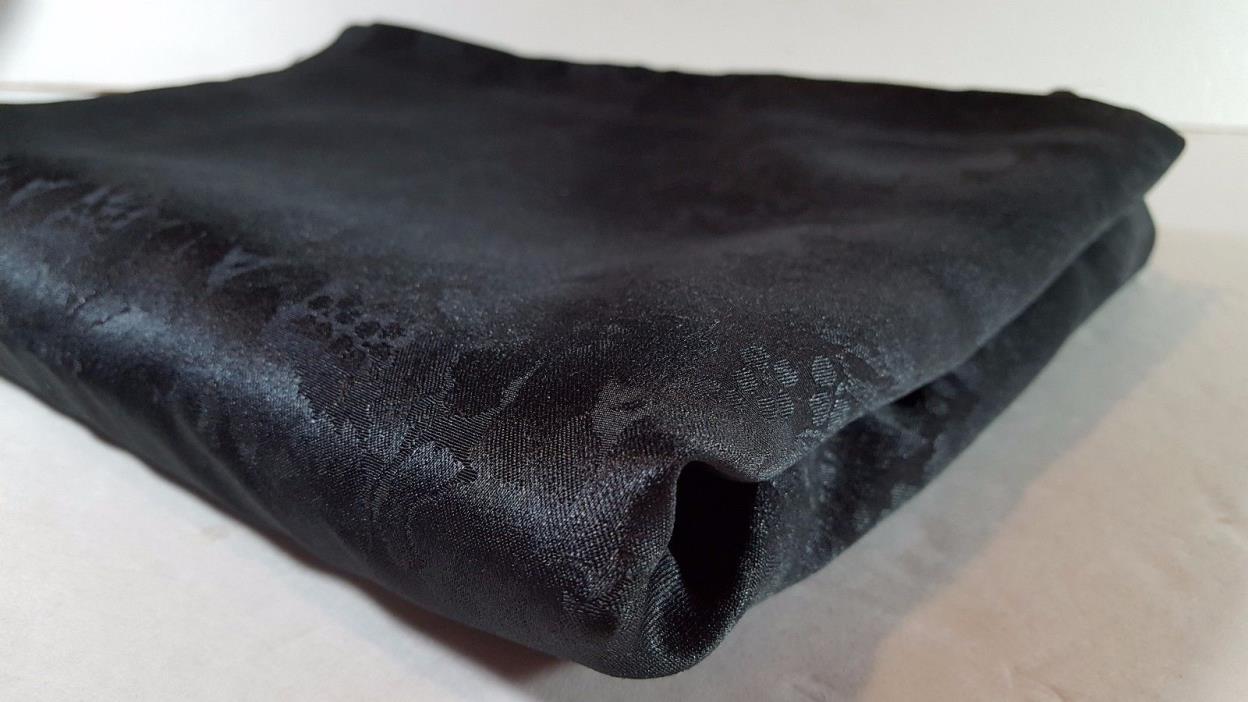 FABRIC -  3 1/2 YRD BLACK ROSE MATERIAL