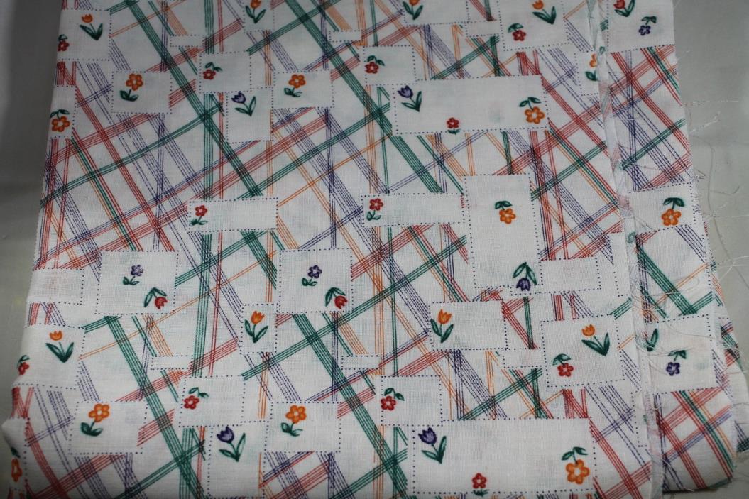 Vintage Fabric 2 yards x 45