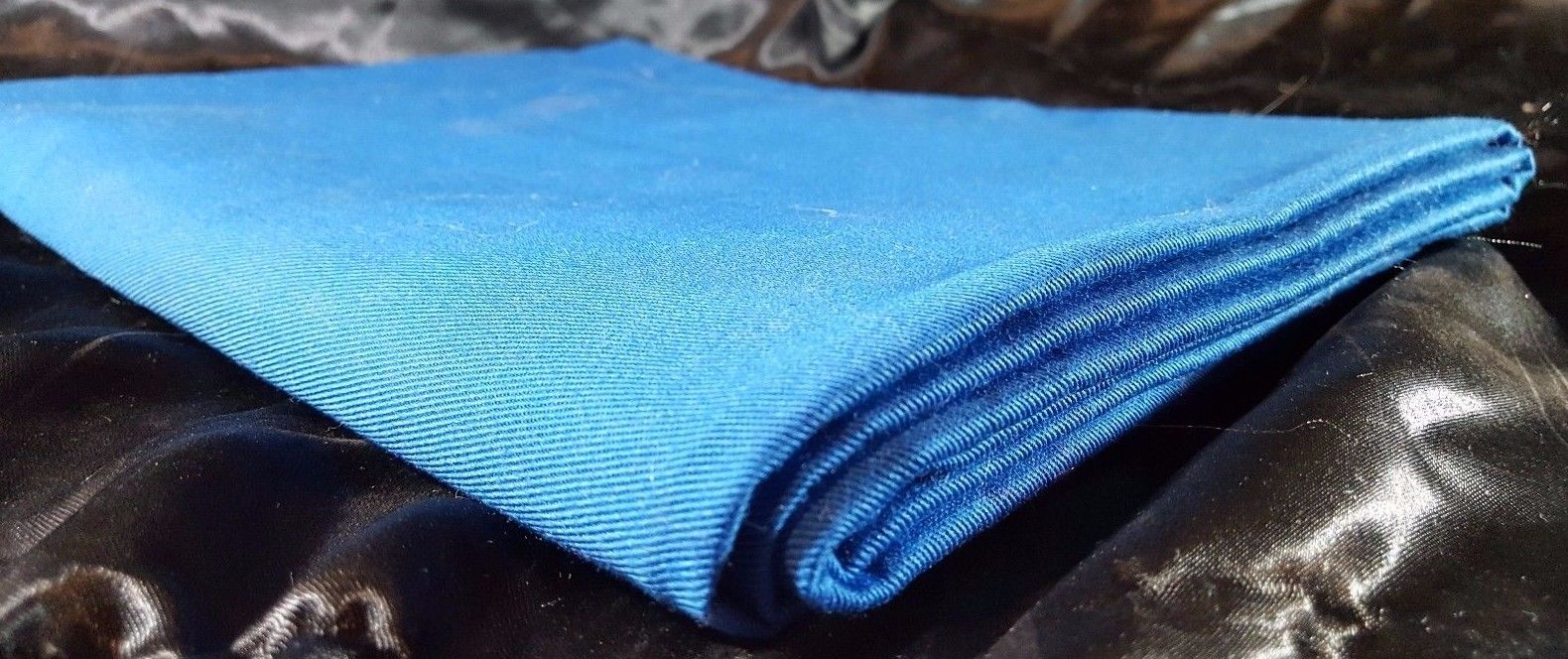 FABRIC -  1 YARD BLUE COTTON MATERIAL