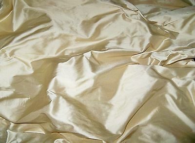 SCALAMANDRE SHANGRI-LA SILK DUPIONI FABRIC 50 YARDS MELLOW YELLOW
