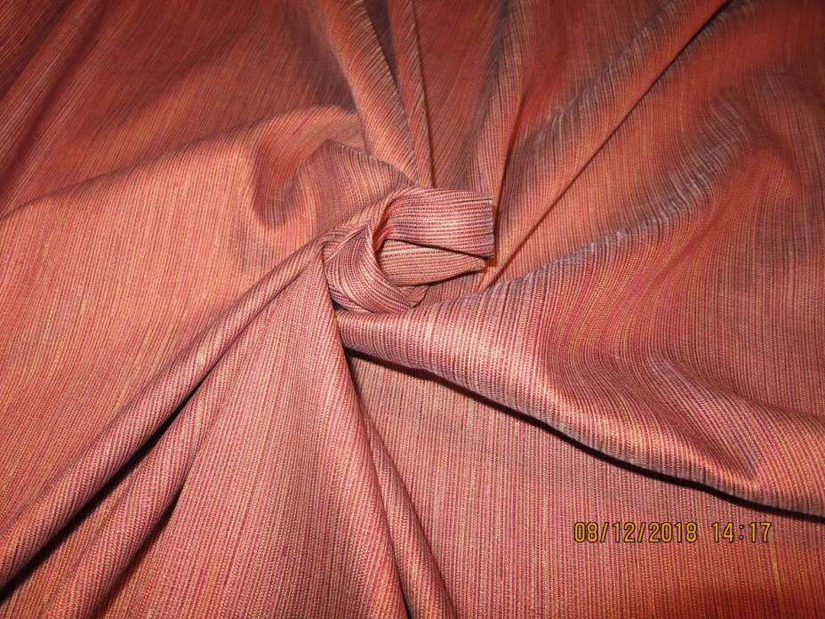 NEW PENCIL STRIPED SHADES OF PERSIMMON LIGHT WEIGHT  DOLLS CLOTHES CRAZY QUILTS