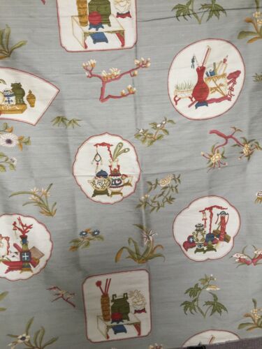 New Jim Thompson Thai Silk Material Fabric Chinoiserie Altfield Gallery