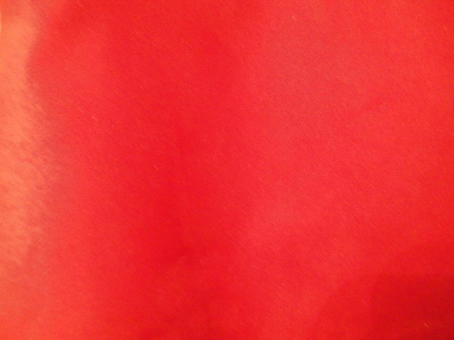4 Yards Solid Red Faux Suede 60 Inches Wide