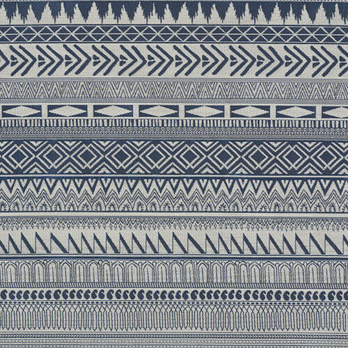 Knoll Upholstery Fabric Holbrook Ethnic Stripe Indigo Blue 19 yds K19285 FQ