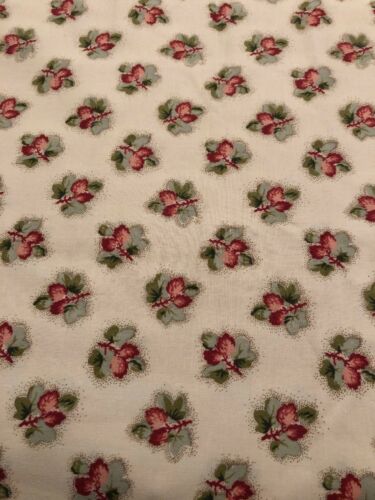 Laura Ashley Vintage English Country Print Fabric Stain And Soil Resist 6 Yards