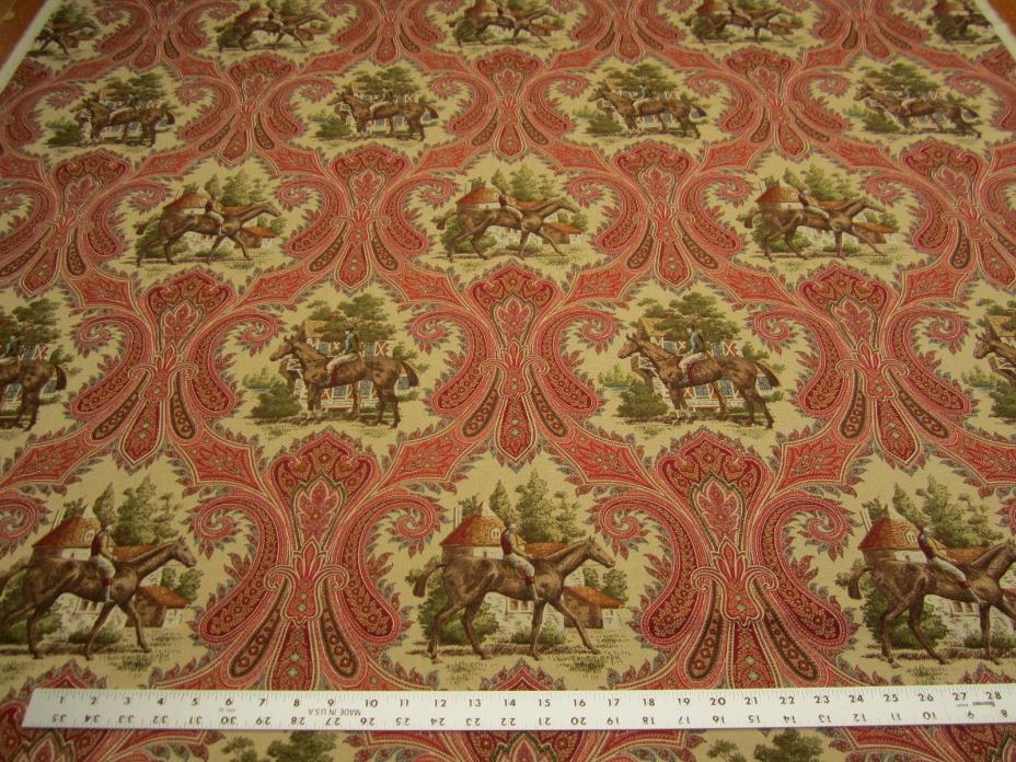 2 yards of P Kaufman Equinox Woodrose drapery fabric r3038