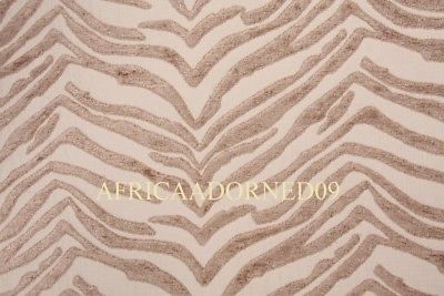 S39H  ETHNIC CHIC WOVEN ANIMAL SKIN CUT VELVET UPHOLSTERY FABRIC BTY