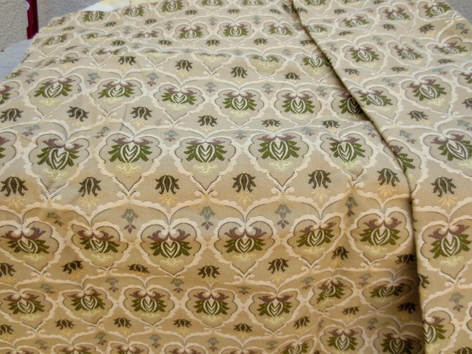 CLARENCE HOUSE BEIGE/GREEN FABRIC