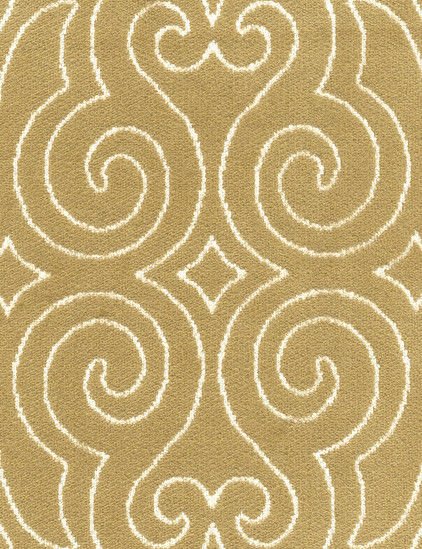 PQ9 ELEGANT AND EXQUISITE  SCROLL VELVET UPHOLSTERY FABRIC 5 YARDS champagne