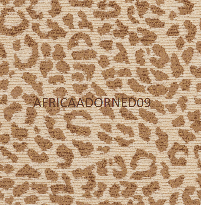 -8Y8 EXOTIC & LUXURIOUS PLUSH ANIMAL SKIN CHENILLE FABRIC BTY SAND