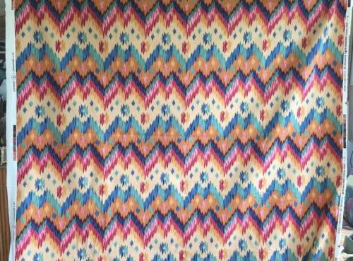 Schumacher Deadstock Fabric NOS Upolstery Southwest  Unused 6 Yards 57