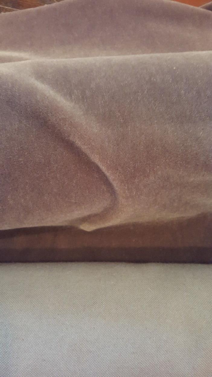 Knoll Velvet Clove Mohair Upholstery Fabric #K78462 Textiles Piece Sz: 54