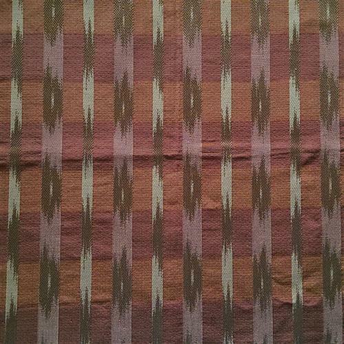 KRAVET COUTURE ETHNIC CHIC STRIPE SILK IKAT WOVEN UPHOLSTERY FABRIC 5 YARDS