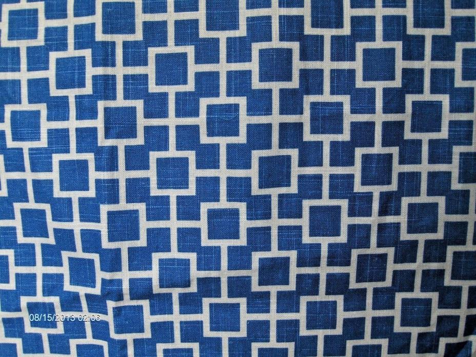 Upholstery Fabric Blue 2 Yards Accent Pillow Cover Fabric