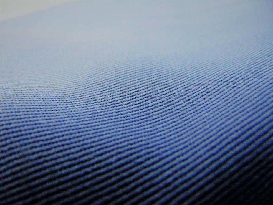VTG Heavy Duty Commercial Grade Upholstery Fabric Solid Blue Denim Cotton 7.7yds