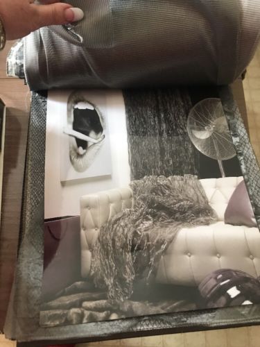 Zinc Scandal Textile Upholstery Fabric Book 16x 13” Samples 72 Pc