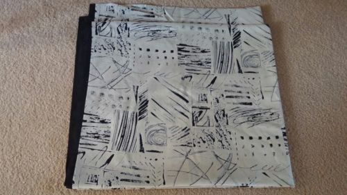 Epic Rare Abstract / Atomic Mid Century Modern Upholstery Fabric Velveteen 9'