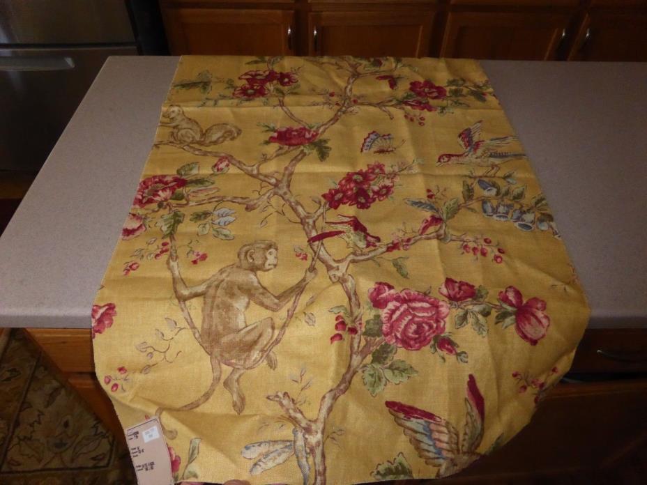 Designer Fabric Sample United Kingdom 100 % Linen 36x26