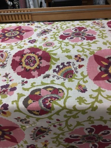 Braemore Silsila Cherry Blossom linen  Drapery /lt Upholstery Fabric Bty