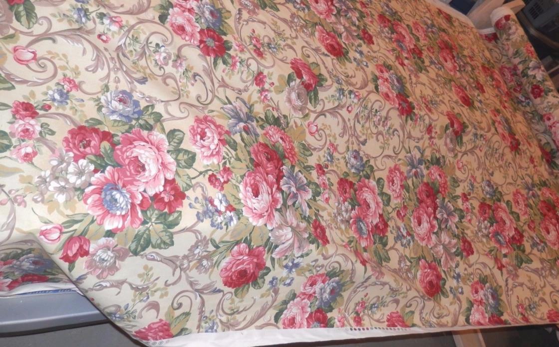 Sandown & Bourne Upholstery Drapery Fabric ANTIONETTE made in England 13yd, 1 ft