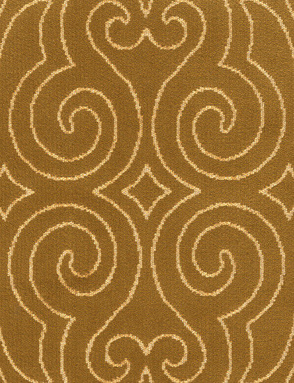 9Q9 ELEGANT AND EXQUISITE  SCROLL VELVET UPHOLSTERY FABRIC 5 YARDS SPICE BROWN