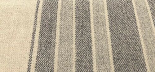 Ralph Lauren Wool Upholstery Fabric- Purcell Stripe / Flint 2.10 yd LCF67557F