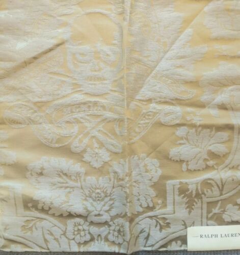 Ralph Lauren Secret Society Skull Fabric Remnant