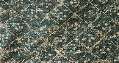 Vintage Osborne & Little Abruzzu Trellis Green Fabric 5 yards Printed In England