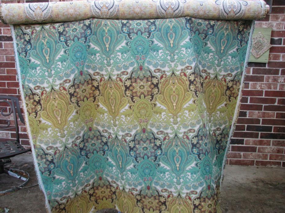 6 Yards TAJ WATERFAL Upholstery from Crate and Barrel 54 inch wide