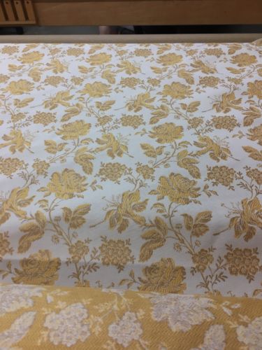 Fabricut Warwick Sungold Damask Floral Drapery/upholstery Fabric Bty